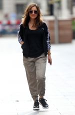 MYLEENE KLASS Arrives at Her Smooth Radio Show in London 04/08/2020