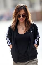 MYLEENE KLASS Arrives at Her Smooth Radio Show in London 04/08/2020