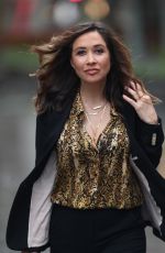 MYLEENE KLASS Arrives at Smooth Radio in London 04/06/2020