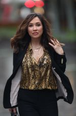 MYLEENE KLASS Arrives at Smooth Radio in London 04/06/2020