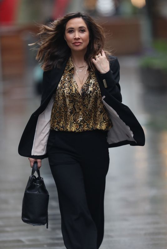 MYLEENE KLASS Arrives at Smooth Radio in London 04/06/2020
