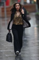 MYLEENE KLASS Arrives at Smooth Radio in London 04/06/2020