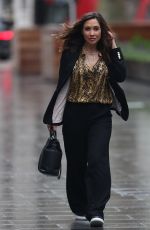 MYLEENE KLASS Arrives at Smooth Radio in London 04/06/2020