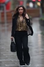 MYLEENE KLASS Arrives at Smooth Radio in London 04/06/2020