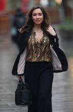 MYLEENE KLASS Arrives at Smooth Radio in London 04/06/2020