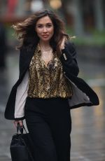 MYLEENE KLASS Arrives at Smooth Radio in London 04/06/2020