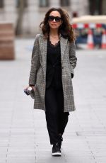 MYLEENE KLASS Arrives at Smooth Radio in London 04/13/2020