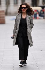 MYLEENE KLASS Arrives at Smooth Radio in London 04/13/2020