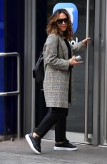 MYLEENE KLASS Arrives at Smooth Radio in London 04/13/2020