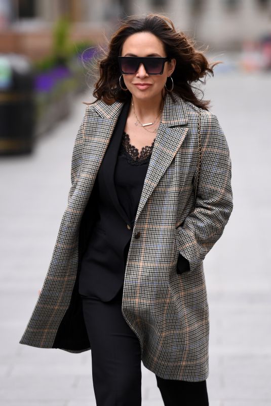 MYLEENE KLASS Arrives at Smooth Radio in London 04/13/2020