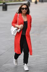 MYLEENE KLASS Arrives at Smooth Radio in London 04/17/2020