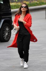 MYLEENE KLASS Arrives at Smooth Radio in London 04/17/2020