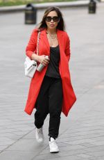 MYLEENE KLASS Arrives at Smooth Radio in London 04/17/2020