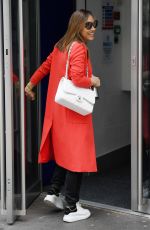 MYLEENE KLASS Arrives at Smooth Radio in London 04/17/2020