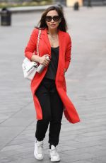 MYLEENE KLASS Arrives at Smooth Radio in London 04/17/2020