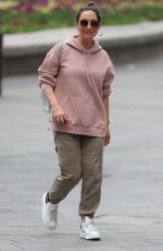 MYLEENE KLASS Arrives at Smooth Radio in London 04/18/2020