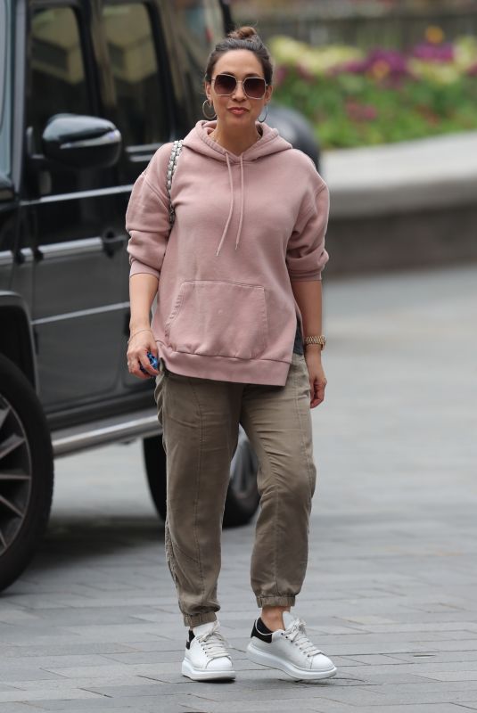 MYLEENE KLASS Arrives at Smooth Radio in London 04/18/2020