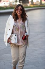 MYLEENE KLASS Arrives at Smooth Radio in London 04/22/2020