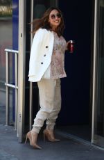 MYLEENE KLASS Arrives at Smooth Radio in London 04/22/2020