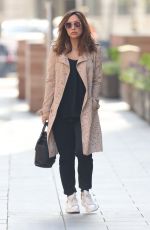MYLEENE KLASS Arrives at Smooth Radio Studios in London 04/07/2020