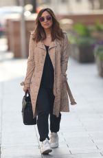 MYLEENE KLASS Arrives at Smooth Radio Studios in London 04/07/2020
