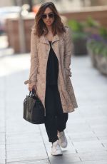 MYLEENE KLASS Arrives at Smooth Radio Studios in London 04/07/2020
