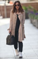 MYLEENE KLASS Arrives at Smooth Radio Studios in London 04/07/2020
