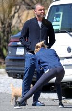 NAOMI WATSS and Liev Schreiber Out in New York 04/15/2020
