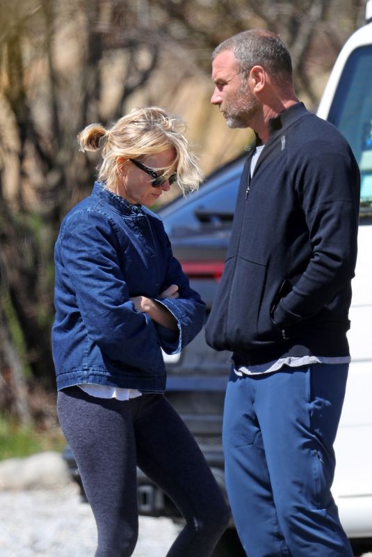 NAOMI WATSS and Liev Schreiber Out in New York 04/15/2020