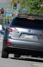 NATALIE PORTMAN Picked Up Her Dog from Animal Hospital in Los Feliz 04/14/2020
