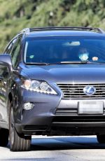 NATALIE PORTMAN Picked Up Her Dog from Animal Hospital in Los Feliz 04/14/2020