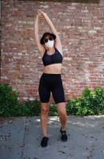 NATASHA ALAM Workot in Beverly Hills 04/29/2020