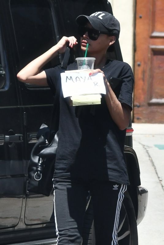 NAYA RIVERA Out and About in Beverly Hills 04/24/2020