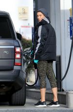 NICOLE MURPHY at a Gas Station in West Hollywood 04/08/2020