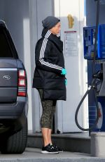 NICOLE MURPHY at a Gas Station in West Hollywood 04/08/2020