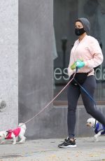 NICOLE MURPHY Out with Her Dog in Beverly Hills 04/07/2020