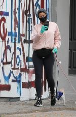 NICOLE MURPHY Out with Her Dog in Beverly Hills 04/07/2020