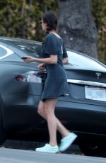 NINA DOBREV Leaves Her Home in West Hollywood 04/17/2020