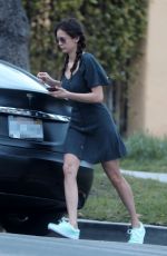 NINA DOBREV Leaves Her Home in West Hollywood 04/17/2020