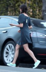 NINA DOBREV Leaves Her Home in West Hollywood 04/17/2020