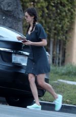NINA DOBREV Leaves Her Home in West Hollywood 04/17/2020