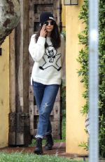 NINA DOBREV Meeting a Technician to Help with Her Tesla in Los Angeles 04/06/2020
