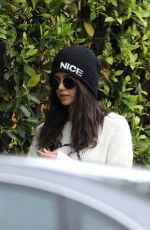 NINA DOBREV Meeting a Technician to Help with Her Tesla in Los Angeles 04/06/2020