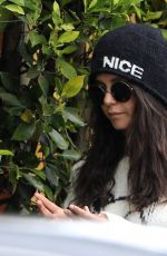 NINA DOBREV Meeting a Technician to Help with Her Tesla in Los Angeles 04/06/2020