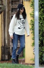 NINA DOBREV Meeting a Technician to Help with Her Tesla in Los Angeles 04/06/2020
