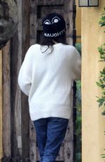 NINA DOBREV Meeting a Technician to Help with Her Tesla in Los Angeles 04/06/2020