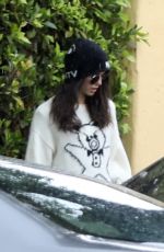 NINA DOBREV Meeting a Technician to Help with Her Tesla in Los Angeles 04/06/2020