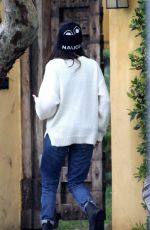 NINA DOBREV Meeting a Technician to Help with Her Tesla in Los Angeles 04/06/2020