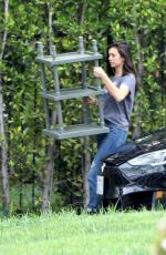 NINA DOBREV Moving Some Furniture in Los Angeles 04/07/2020