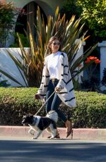 NINA DOBREV Out with Maverick in Los Angeles 04/11/2020
